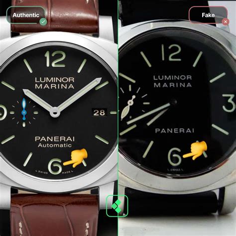 luminor panerai fake vs real|are panerai watches real.